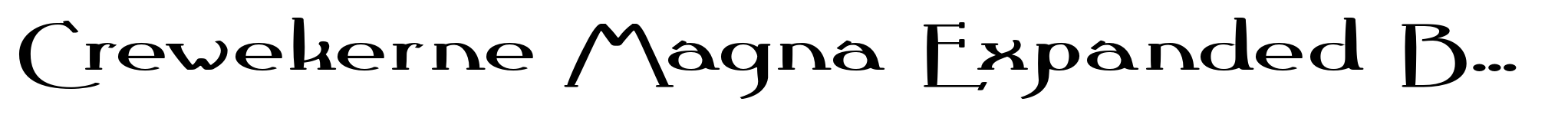 Crewekerne Magna Expanded Bold image